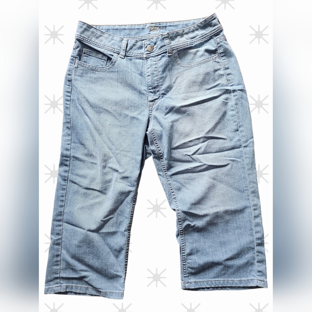 Riders by Lee Light Blue Women's Bermuda Shorts